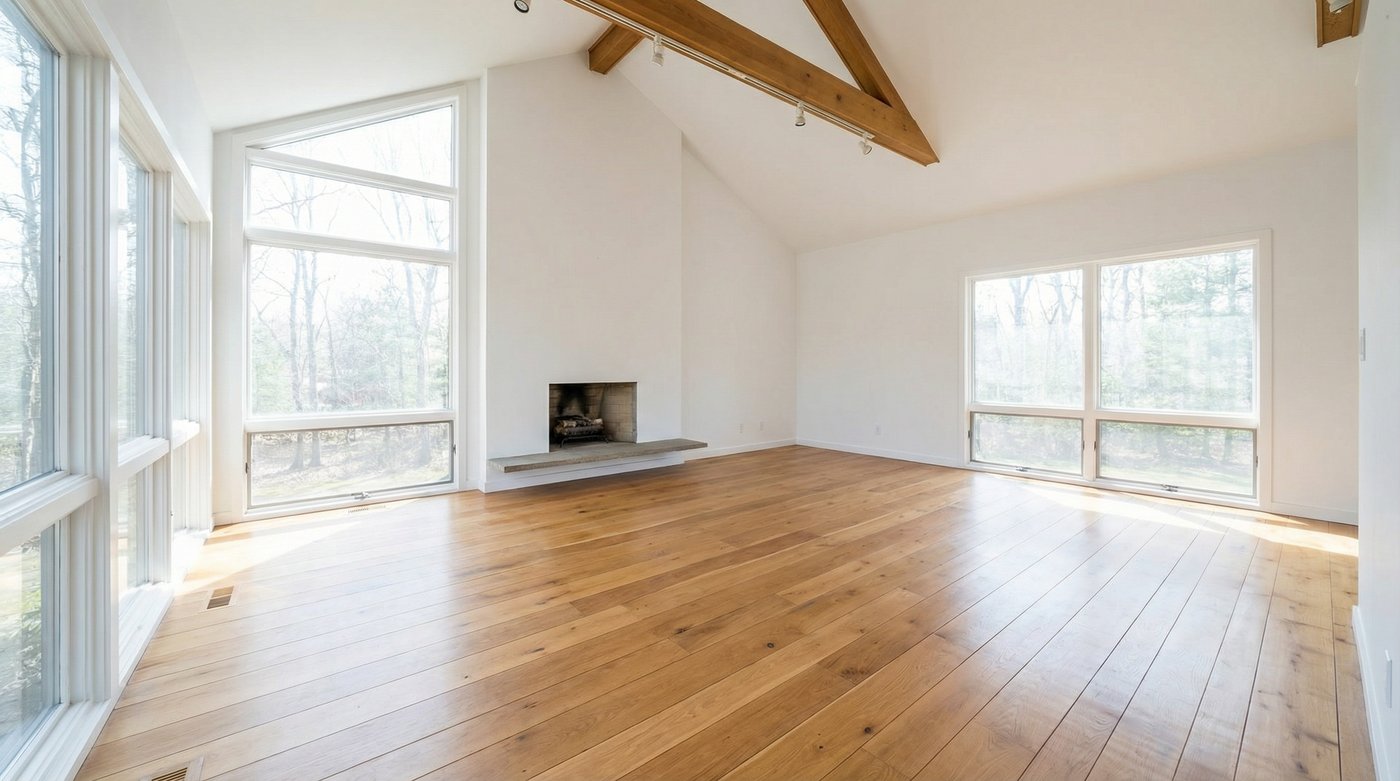 Before virtual staging - empty room