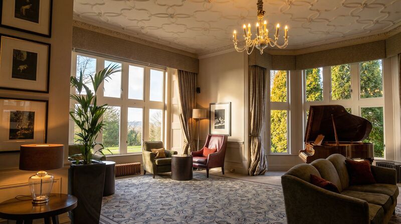 Bright living room after enhancement